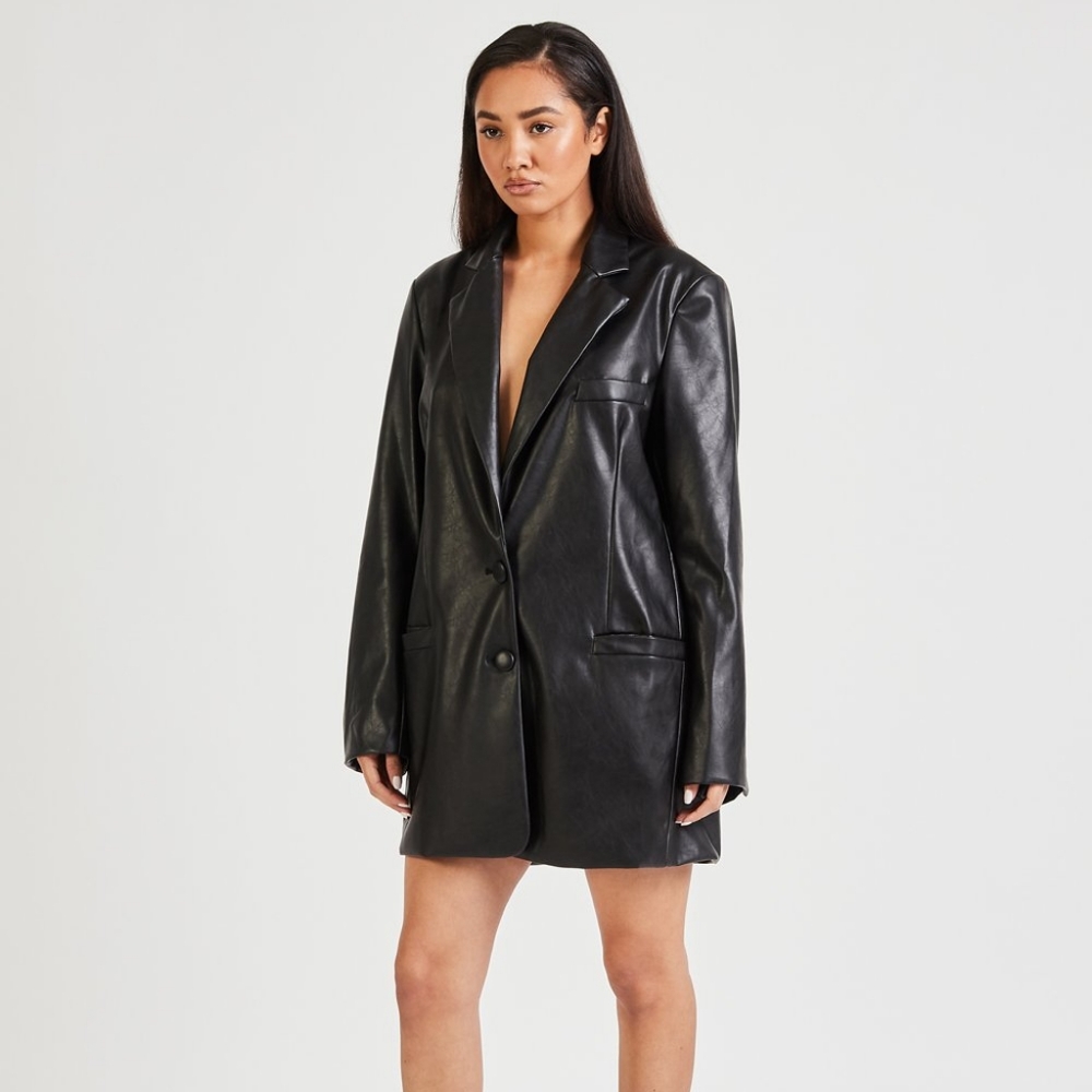 Leather Jacket Dress - Picture 8 of 11